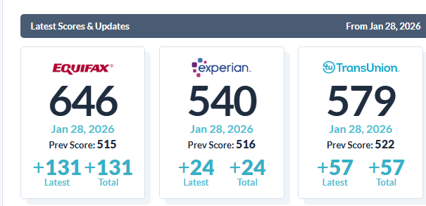 Client results overview